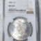 1883 Morgan Silver Dollar NGC - MS64+