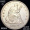 1852-O Seated Liberty Quarter CHOICE BU