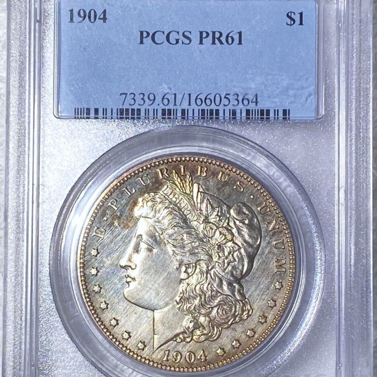 1904 Morgan Silver Dollar PCGS - PR61