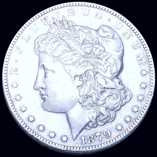1879-S Morgan Silver Dollar NEARLY UNC
