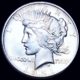 1921 Silver Peace Dollar ABOUT UNCIRCULATED