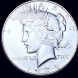 1934-S Silver Peace Dollar CLOSELY UNC