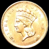 1856 Rare Gold Dollar UNCIRCULATED