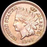 1863 Indian Head Penny UNCIRCULATED