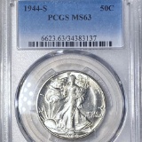 1944-S Walking Half Dollar PCGS - MS63