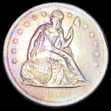 1860-O Seated Liberty Dollar CLOSELY UNCIRCULATED