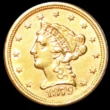 1879 $2.50 Gold Quarter Eagle UNCIRCULATED