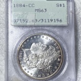 1884-CC Morgan Silver Dollar PCGS - MS63