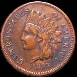1877 Indian Head Penny XF+