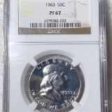 1963 Franklin Half Dollar NGC - PF67