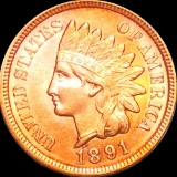 1891 Indian Head Penny UNCIRCULATED