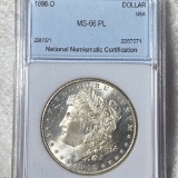 1898-O Morgan Silver Dollar NNC - MS 66 PL