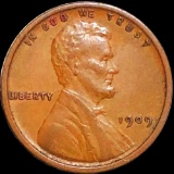 1909 V.D.B. Lincoln Wheat Penny CLOSELY UNC