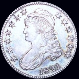 1821 Capped Bust Half Dollar CLOSELY UNC