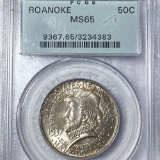 1937 Roanoke Half Dollar PCGS - MS65