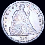 1841 Seated Liberty Dollar CLOSELY UNCIRCULATED