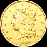 1834 $5 Gold Half Eagle UNCIRCULATED