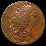 1793 Wreath Cent LIGHTLY CIRCULATED 10% OFF-CENTER