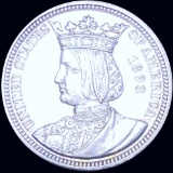 1893 Isabella Silver Quarter UNCIRCULATED