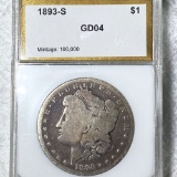 1893-S Morgan Silver Dollar PCI - GD04