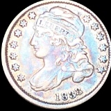 1833 Capped Bust Dime ABOUT UNCIRCULATED