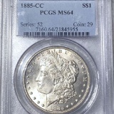 1885-CC Morgan Silver Dollar PCGS - MS64