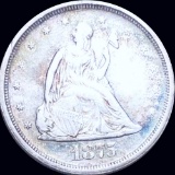 1875-S Seated Twenty Cent Piece CLOSELY UNC