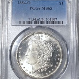 1884-O Morgan Silver Dollar PCGS -  MS65