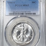 1946-S Walking Half Dollar PCGS - MS63