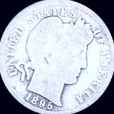 1895-O Barber Silver Dime NICELY CIRCULATED