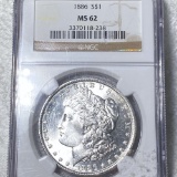 1886 Morgan Silver Dollar NGC - MS62