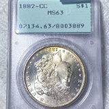 1882-CC Morgan Silver Dollar PCGS - MS63