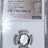 2015-W Roosevelt Silver Dime NGC - PF 70 ULT CAMEO