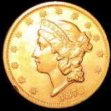 1876-S $20 Gold Double Eagle UNCIRCULATED