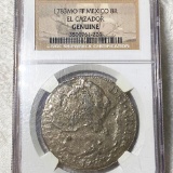 1793 Mexican Silver 8 Reales NGC - GENUINE