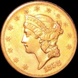 1858-S $20 Gold Double Eagle CLOSELY UNC