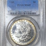 1902 Morgan Silver Dollar PCGS - MS65