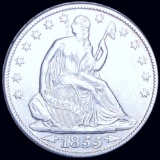 1855-O Seated Half Dollar UNCIRCULATED