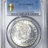 1882-CC Morgan Silver Dollar PCGS - MS64