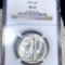 1944 Walking Half Dollar NGC - MS63