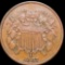 1867 Two Cent Piece ABOUT UNCIRCULATED