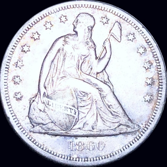 1860-O Seated Liberty Dollar LIGHTLY CIRCULATED