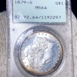 1879-S Morgan Silver Dollar PCGS - MS64