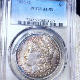 1896-O Morgan Silver Dollar PCGS - AU53