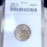 1883 Shield Nickel ANACS - MS62