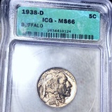 1938-D Buffalo Head Nickel ICG - MS66