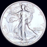 1917-D Walking Half Dollar ABOUT UNCIRCULATED