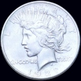 1921 Silver Peace Dollar NEARLY UNCIRCULATED