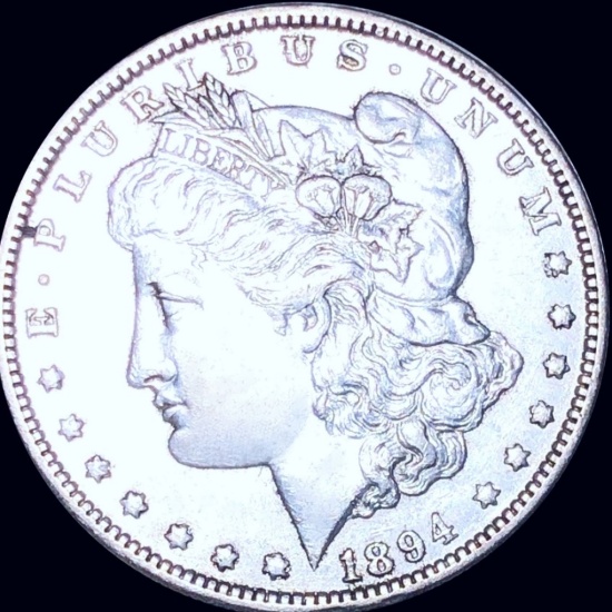 1894-O Morgan Silver Dollar NEARLY UNCIRCULATED