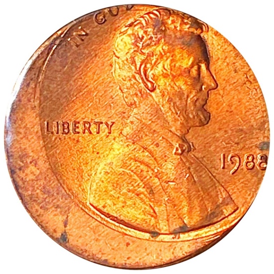 1988 Lincoln Memorial Cent 20% OFF-CENTER